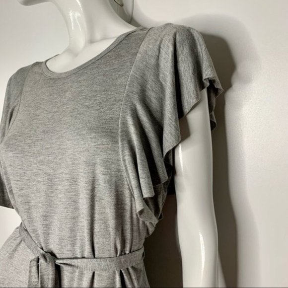 SOLD Sears Gray Butterfly Sleeve T-shirt Dress NWOT,  Sz M - Picture 7 of 13